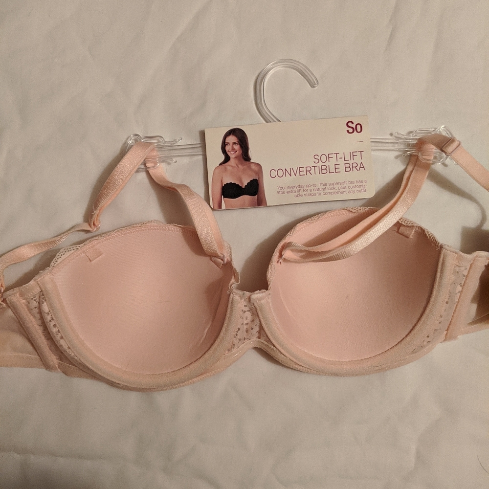 Pink Convertible Bra - Picture 2 of 4